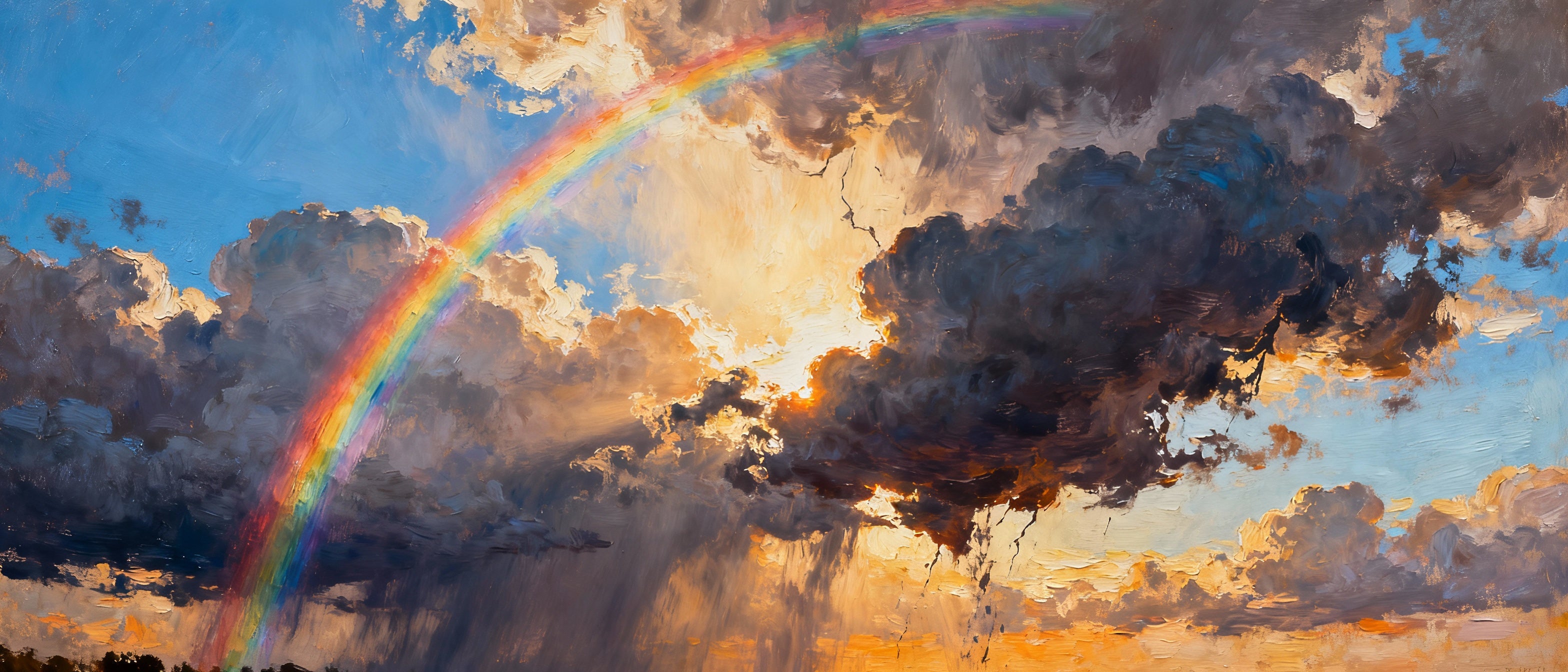 Rainbow After Storm - Hope's Promise